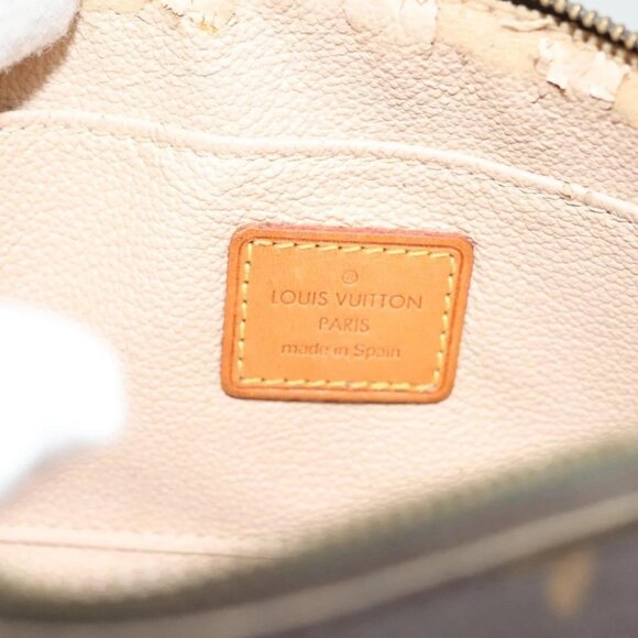 LOUIS VUITTON Monogram Pochette Cosmetic PM Cosmetic Pouch LV Auth - Picture 12 of 14